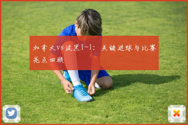 加拿大vs波黑1-1：关键进球与比赛亮点回顾